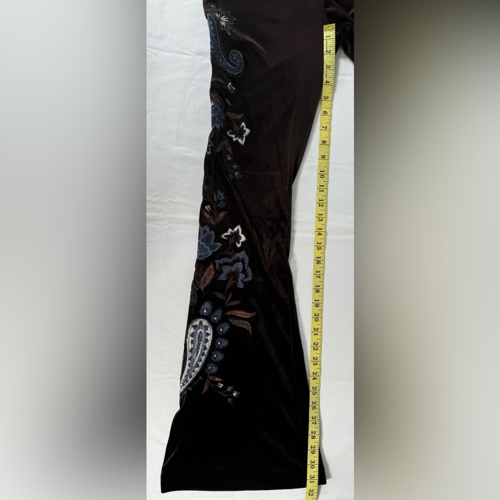 NWT Driftwood Farrah Velvet Pull-On Flare Pants - Picture 5 of 5